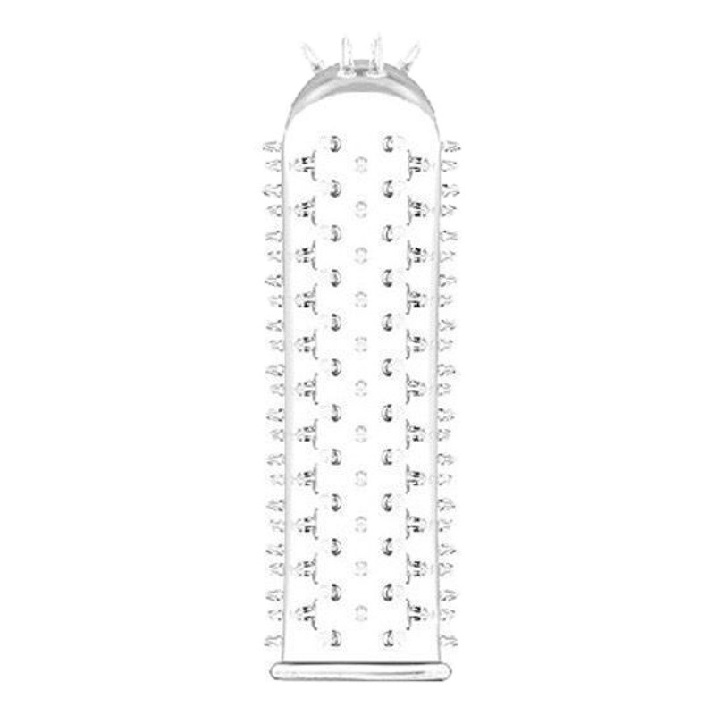 Transparent Sex Mace Men's Penis Cover Crystal Couple Toy Adult Sex Products Silicone Stab Cover Wholesale