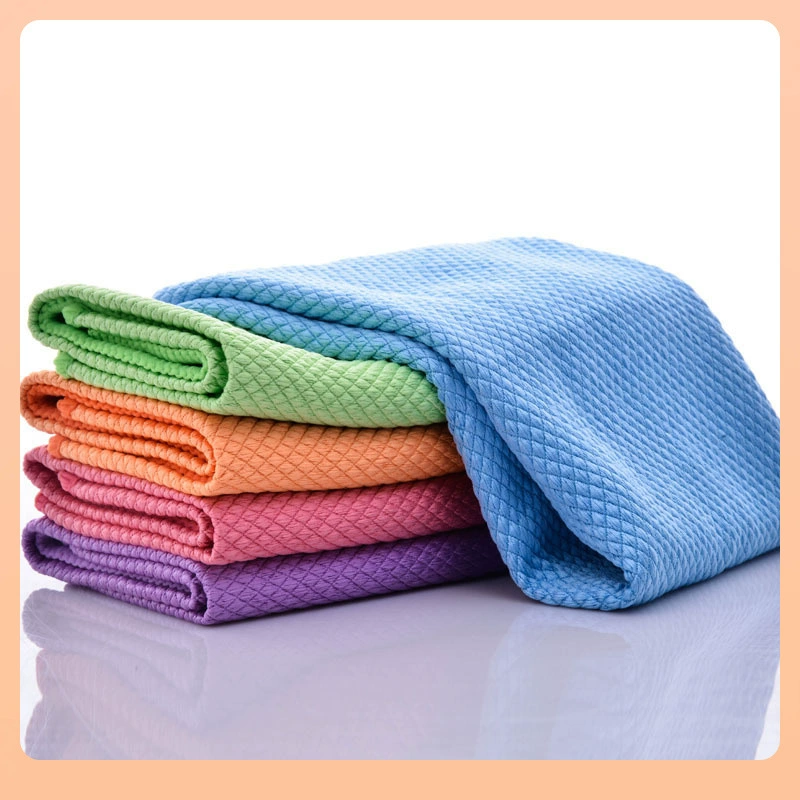 13Y Фабрика Прямая продажа тряпки из микрофибры абсорбции рыбьей чешуи тряпки стекла тряпки тряпки для мытья посуды