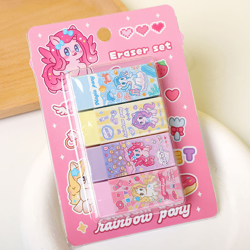 漫画消しゴムセット卸売かわいい消しゴム小学生子供ギフト鉛筆消しゴム跡を残さずきれいに消す|undefined