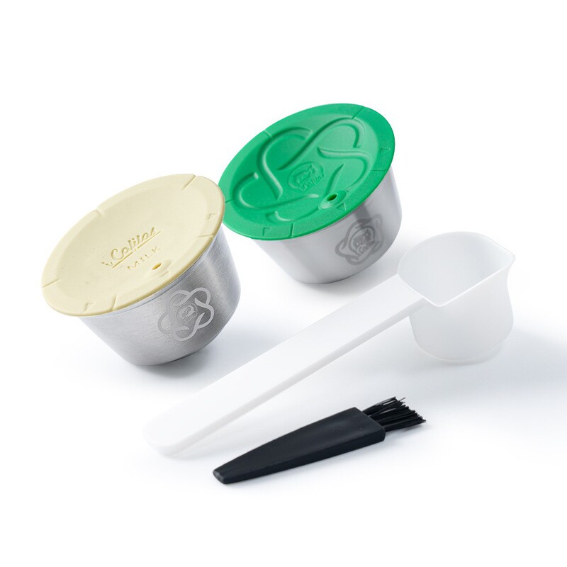 Kanduoqusi Dg Stainless Steel Reusable Milk Powder Filter and Milk Foam Capsule Shell