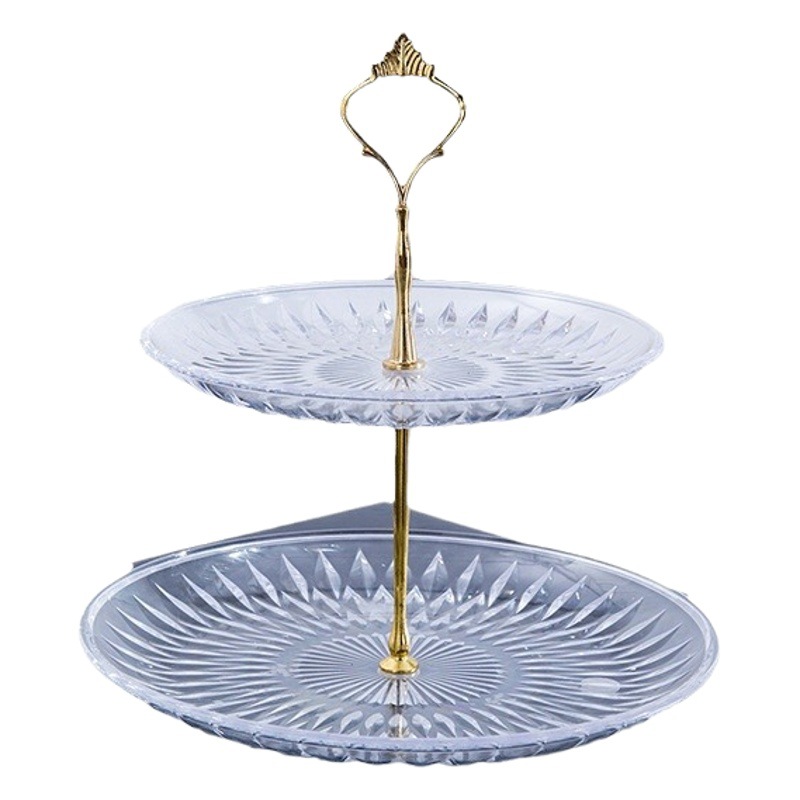 Multi-layer fruit plate living room home fruit plate tea table decoration front desk snack display plate afternoon tea candy snack rack