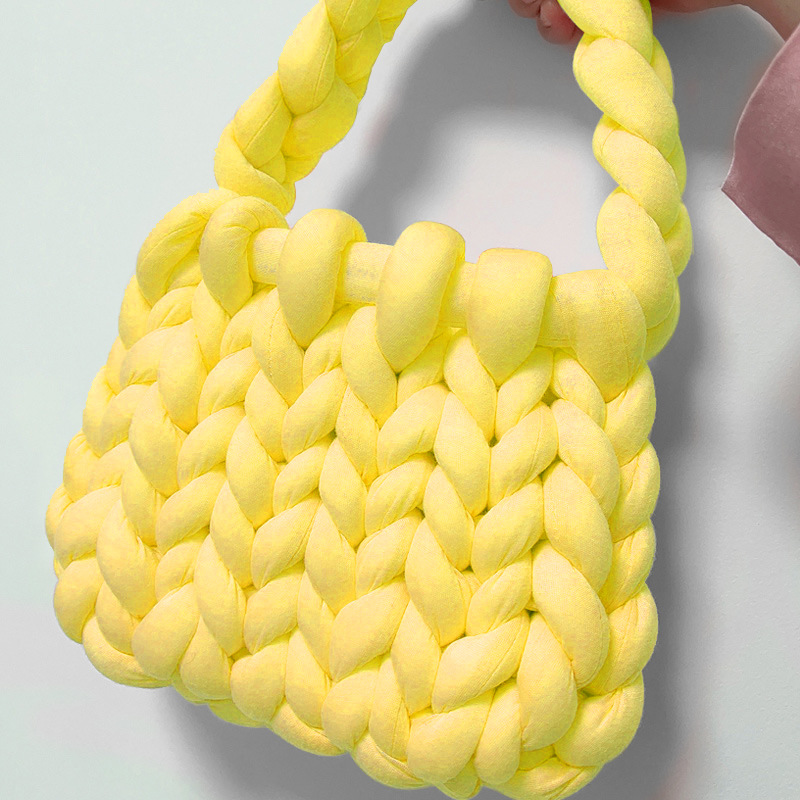 Accesorios de relleno de algodón islandés hilo diy bolsas de mano tejidas alfombras de alfombra de hilo de lana super gruesa ganchillo