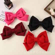 新款头盔装饰超大蝴蝶结半成品饰品配件电动车摩托车配件骑行配饰