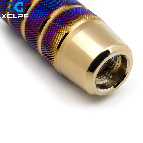 Car Modification Manual Gear Shift Head with Anti-Slip Aluminum Alloy Ratchet Gear Shift Handle 