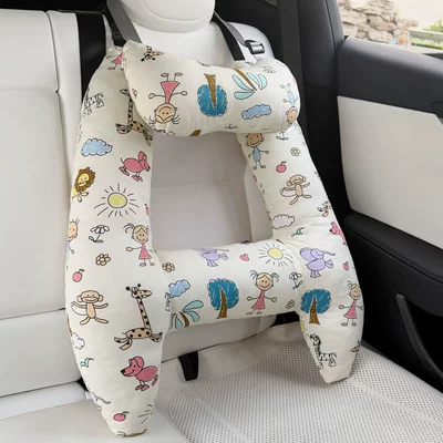 Children's car headrest car sleeping Headrest - babys-first-years-neck-pillow-machine-washablecomfortably-breathable-55x70cm