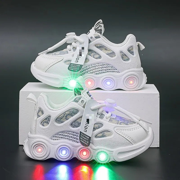 New 2025 Boys and Girls Breathable Luminous Mesh Shoes Trendy…