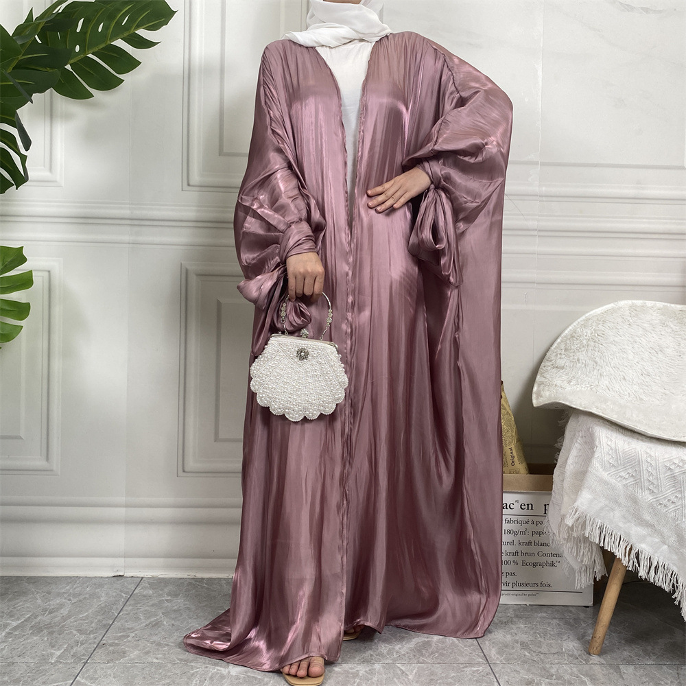 💎 Stunning Elegance Summer Event Dress – Monica Fashion Satin Gown with Batwing Sleeves 57 undefined