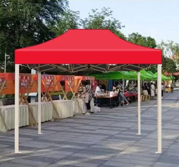 Carpa de publicidad al aire libre cabina plegable paraguas de cuatro ángulos exhibición tienda de sombrilla de cuatro ángulos sombrilla al por mayor tienda de campaña al aire libre