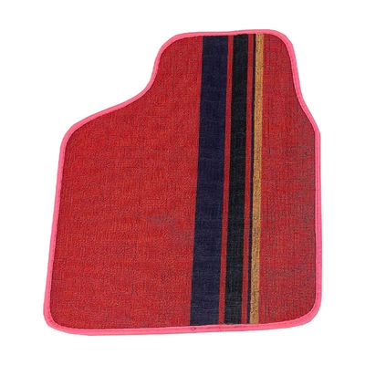 floor mats, universal for four-seater vehicles, Universal Foot Pad - universal-model-for-the-drivers-side-bright-red-color-scheme