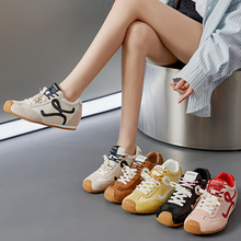 现货7cm内增高爆款厚底运动鞋2025春季新款休闲鞋阿甘德训鞋女款