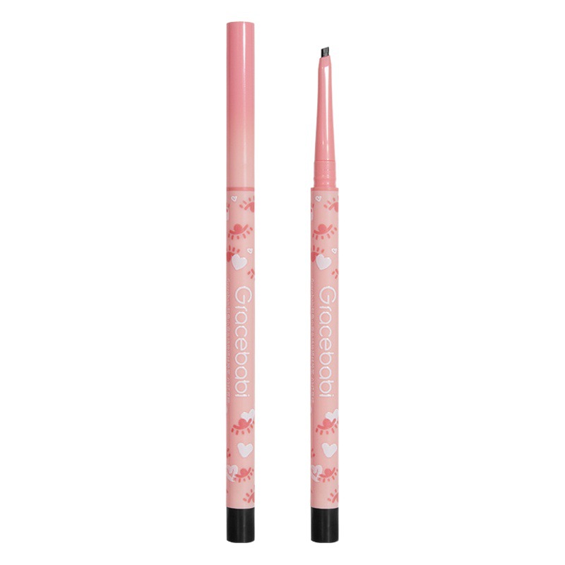 Gracebabi glue pen very small flat eyeliner glue pen does not faint lying silkworm waterproof beginners