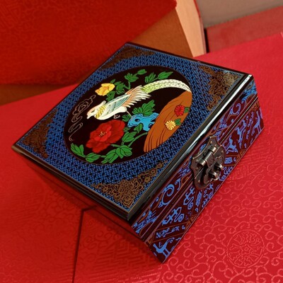 Окрашенный аксессуар, коробка для хранения, коробка для косметики, коробочка для хранения, китайский стиль