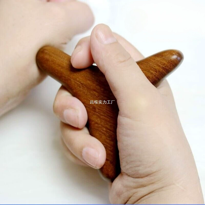 Массажер для ног Инструмент для акупунктурных точек Массажная палочка для меридиана ног Т-образный конус Терапия ног Многофункциональный треугольник Птица.