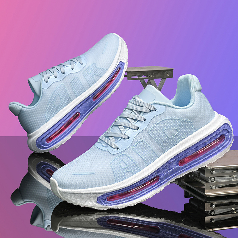 Fashionable breathable running sneakers for leisure platform
