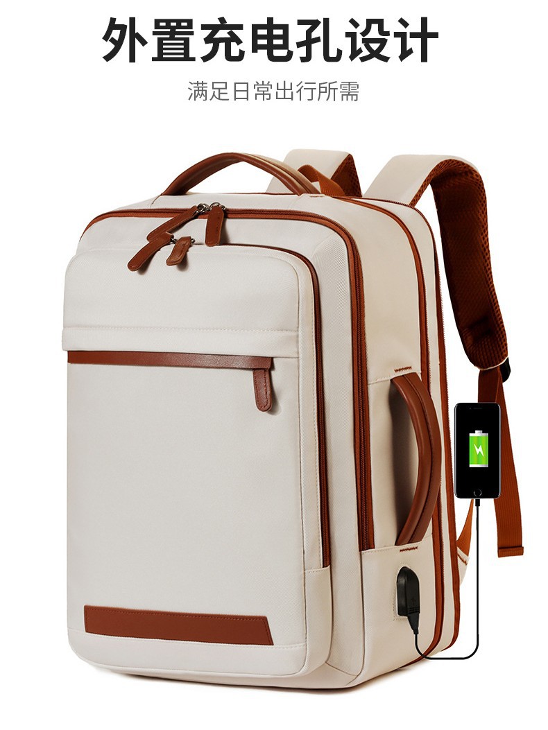 Mochila de hombro de ocio de gran capacidad para mujeres expandible separación seca y húmeda mochila deportiva para hombres bolsa de computadora de viaje corto
