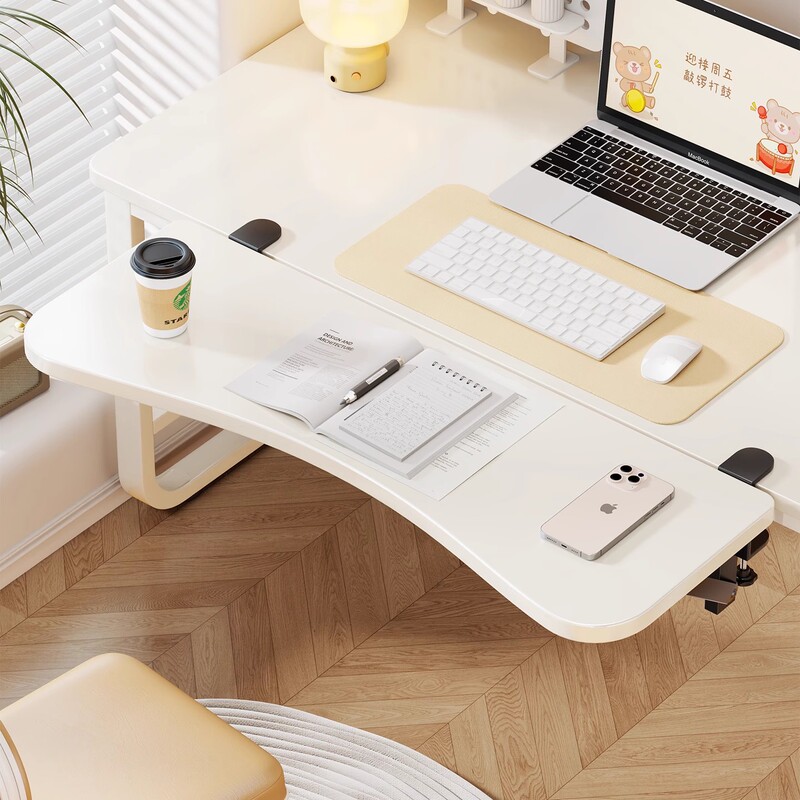 Desktop Extension Board Desk Widening Support Board Computer Keyboard Stand Folding Table Extension Board Artifact