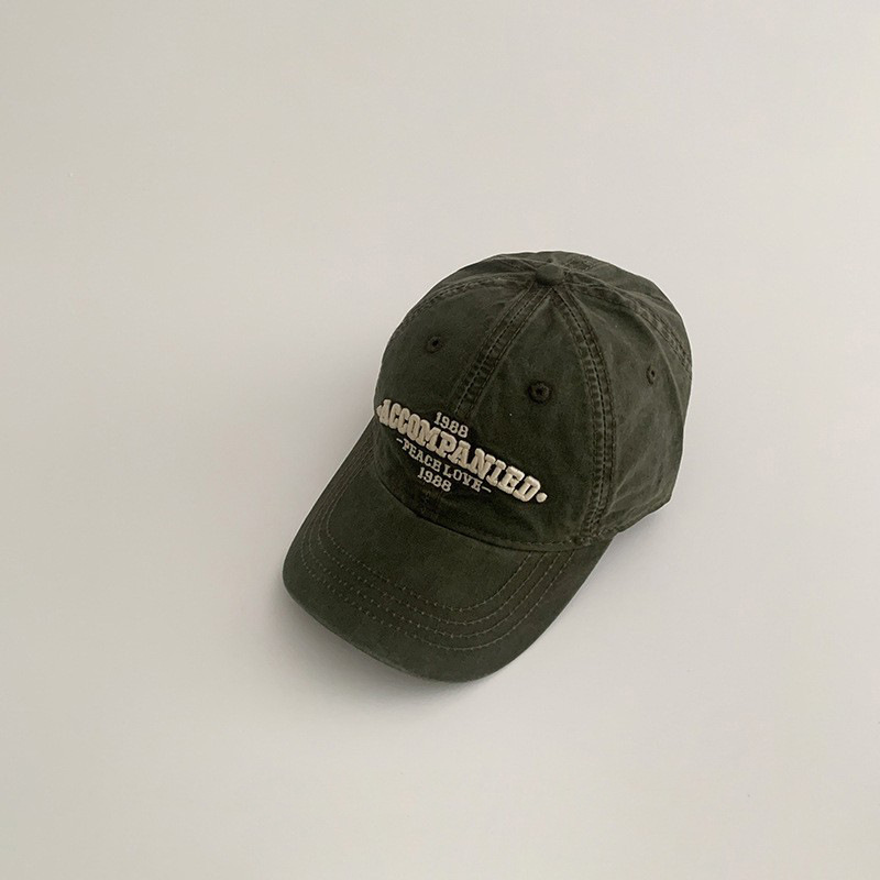 ins sombrero infantil de letras coreanas primavera y otoño sombrero de pato a prueba de viento sombrero de béisbol de viaje de bebés para hombres y mujeres