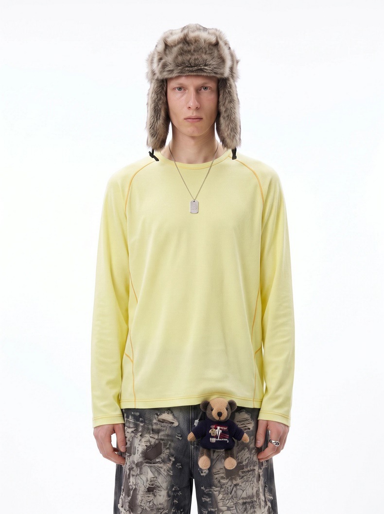 Inflation Color-Block 100g Long-Sleeve Tee
