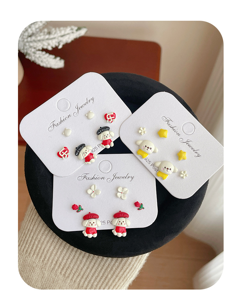 Holiday, Banquet Occasion 1 Pair Casual Elegant Animal Enamel Alloy Ear Studs
