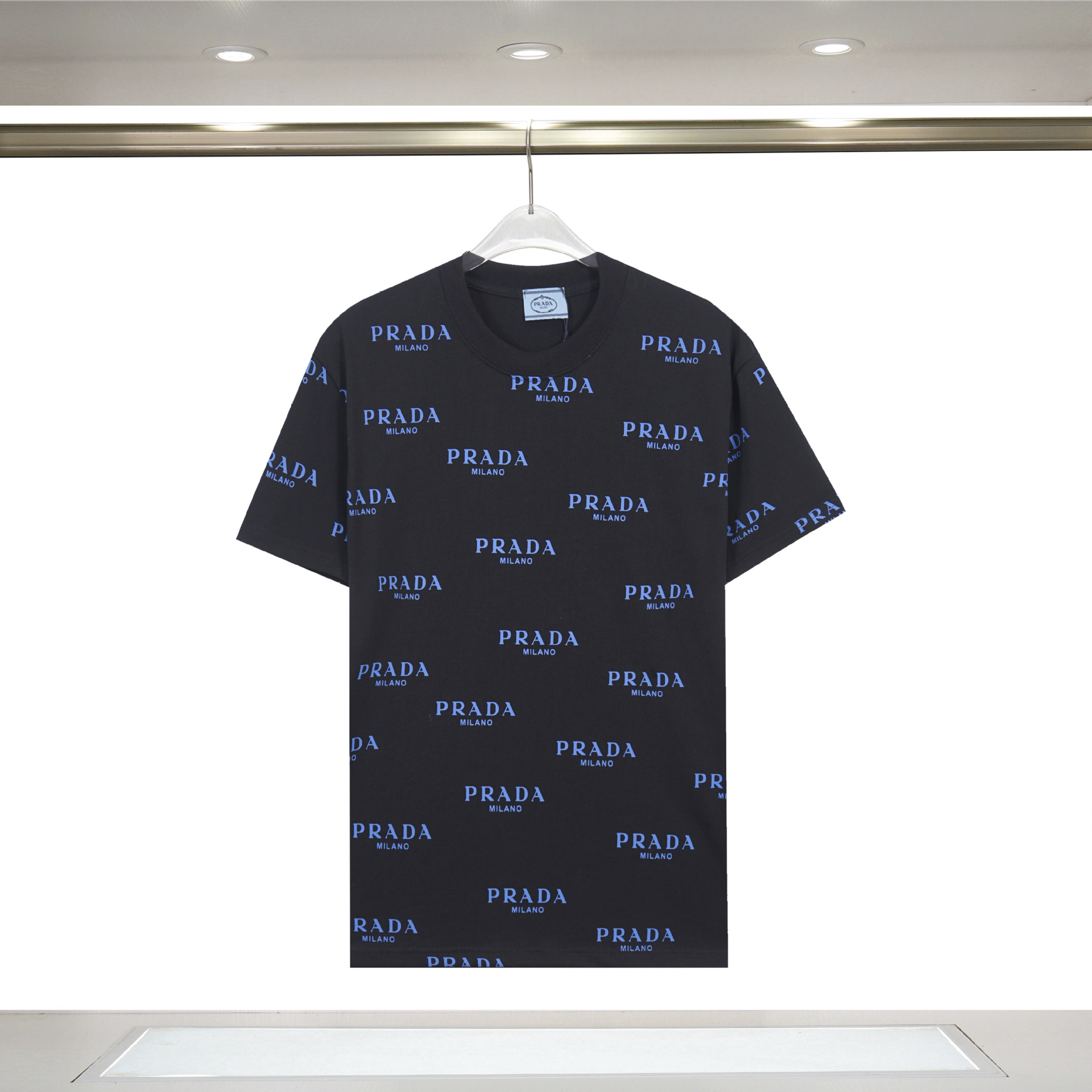 Moda transfronteriza Pujia pareja de manga corta tendencia de verano personalidad creativa color PRA letras impresas camiseta femenina