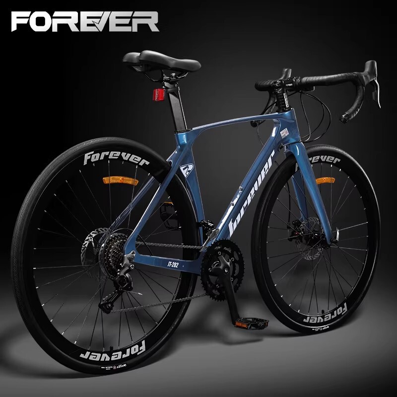 Permanent Road Bike with Gears, Ultra-Fast Handlebars, Lightweight Racing Bicycle for Adults, Men and Women, Suitable for College Students
