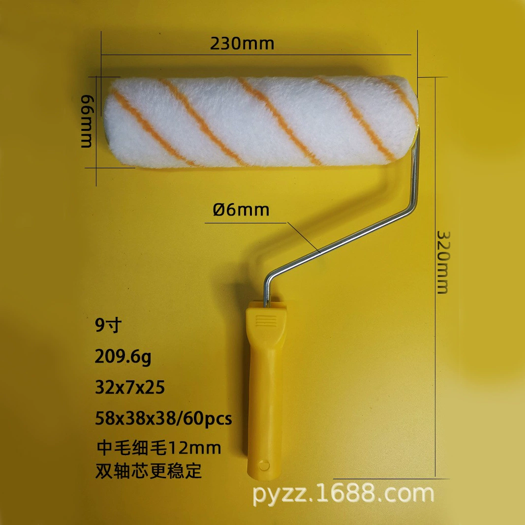 Сердечник роликовой щетки Аксессуары из средней тонкой шерсти Кисть для рисования Инструменты 4-дюймовая 5-дюймовая 6-дюймовая 7-дюймовая 8-дюймовая 9-дюймовая 10-дюймовая 12 оптовая продажа