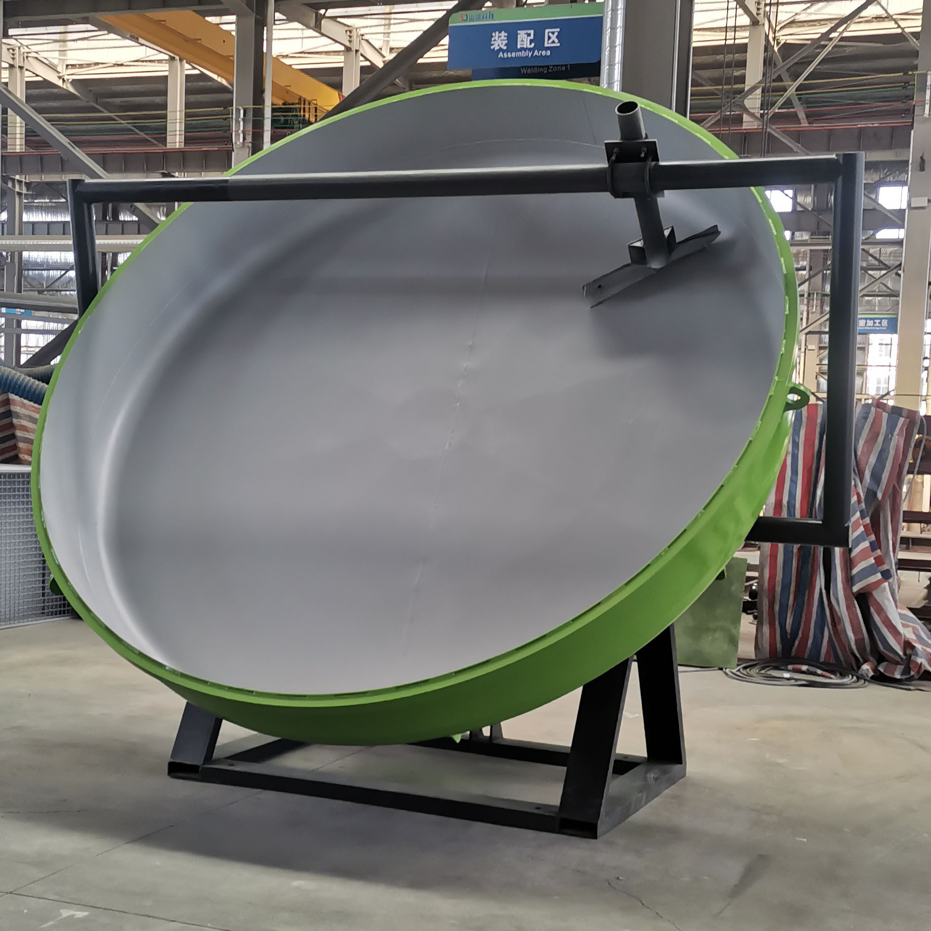 脱硫石膏成球盘 水泥建材圆盘造粒机 粉状有机肥料圆弧造粒设备