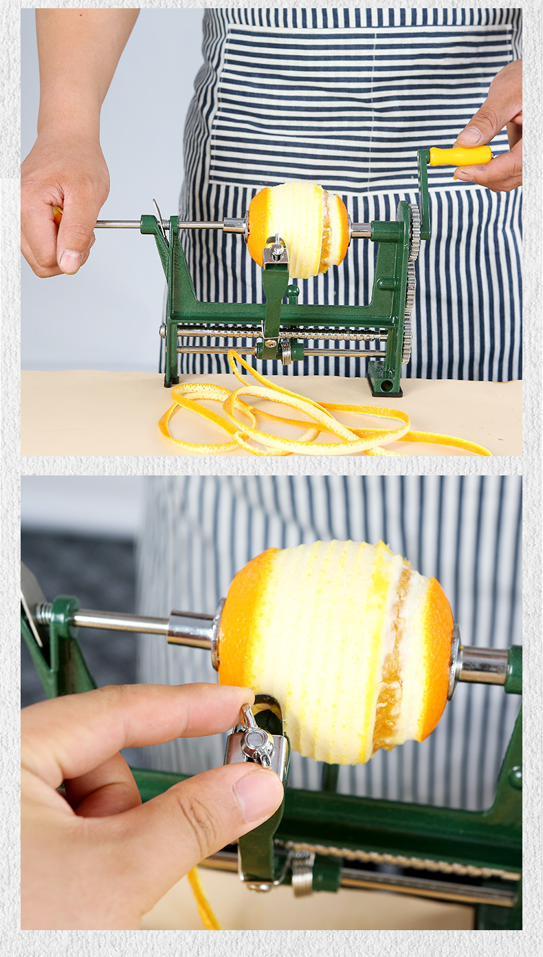 Orange Peeler Orange Peeling and Cutting Machine Fruit Peeler Orange Peeler Home Orange Peeling Tool.