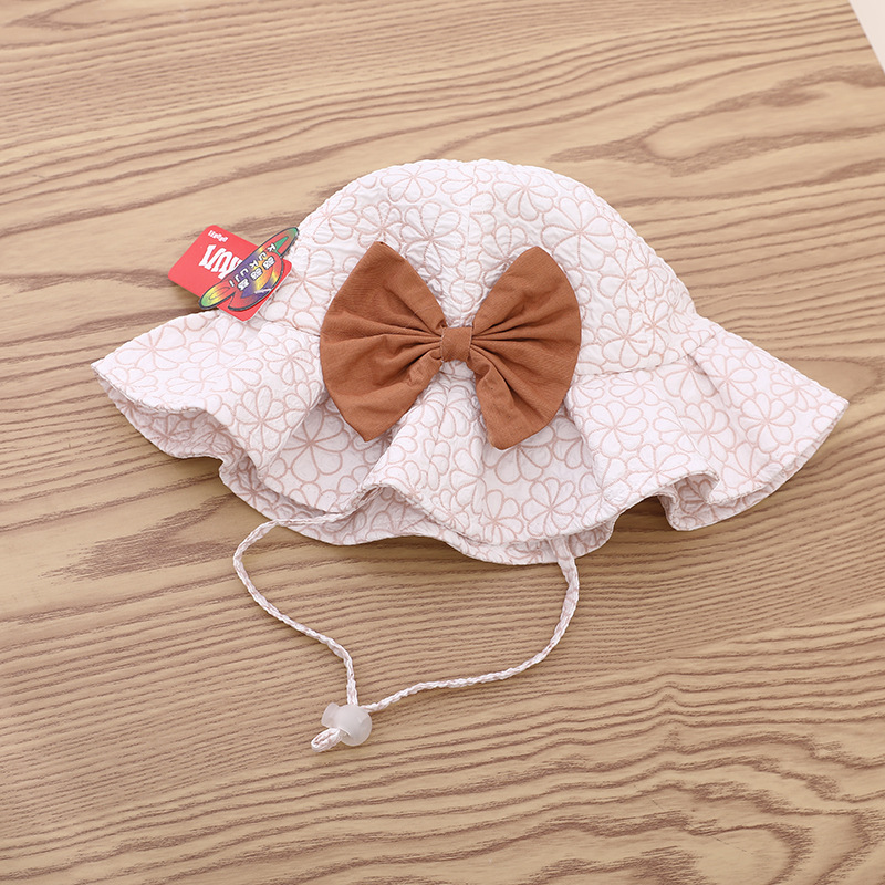 Girl's Sweet Bow Knot Bucket Hat display picture 5