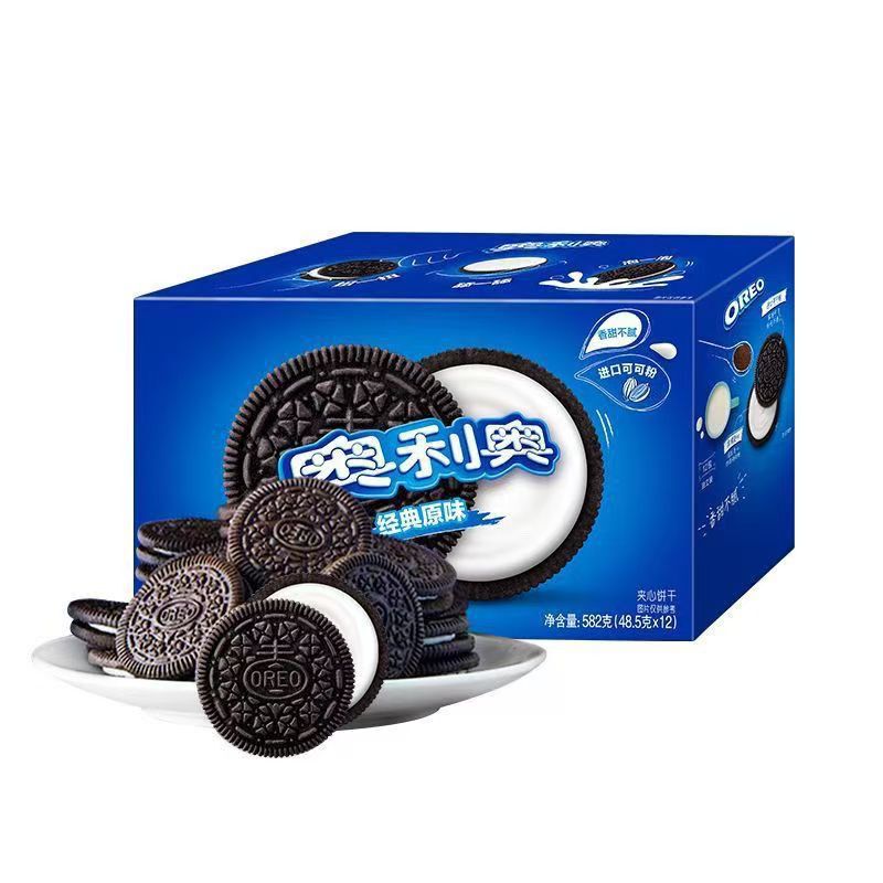 Oreo Sandwich Biscuits 582g Cake Shop Special Bulk Packaging Children's Biscuits Snacks Wholesale Oreo Sandwich Biscuits 582g Cake Shop Special Bulk Packaging Children's Biscuits Snacks Wholesale