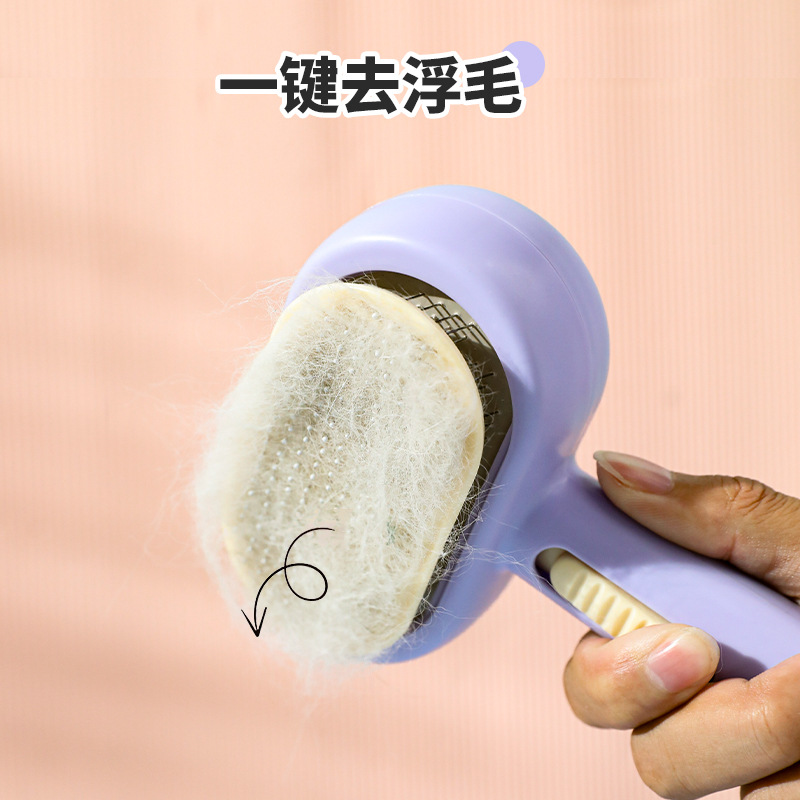 Pein de pelo original de doble cara para mascotas autolimpiantes pines de presión para eliminar el pelo flotante para perros y gatos para perros y gatos para uso general de limpieza