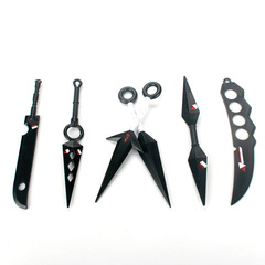 Weapon Anime Merchandise ABS Ninja Plastic Dragon Blade Shuriken Asuka Blade Weapon Gift Box Set