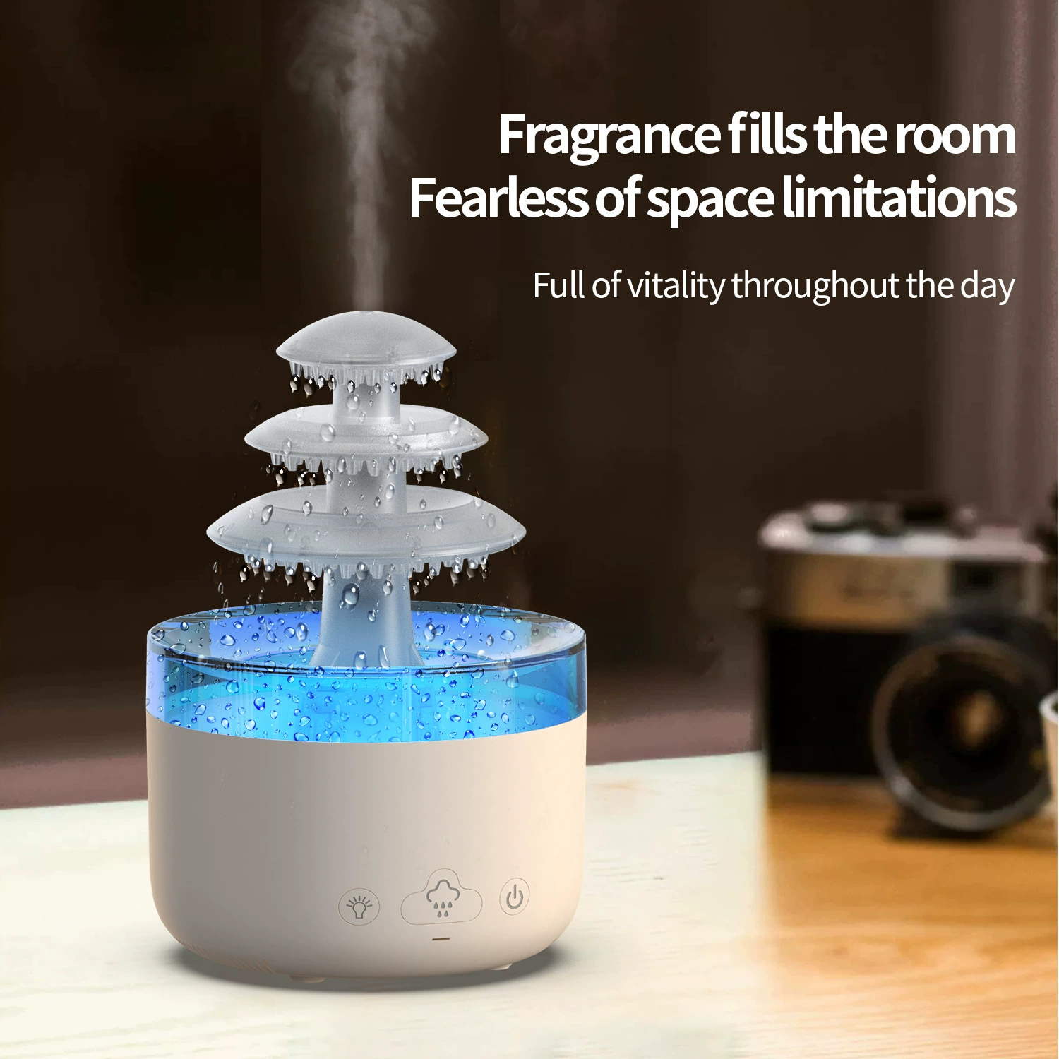 (Cross-border trading), ultrasonic aroma diffuser for office, automatic mute humidifier, new collection, fully automatic