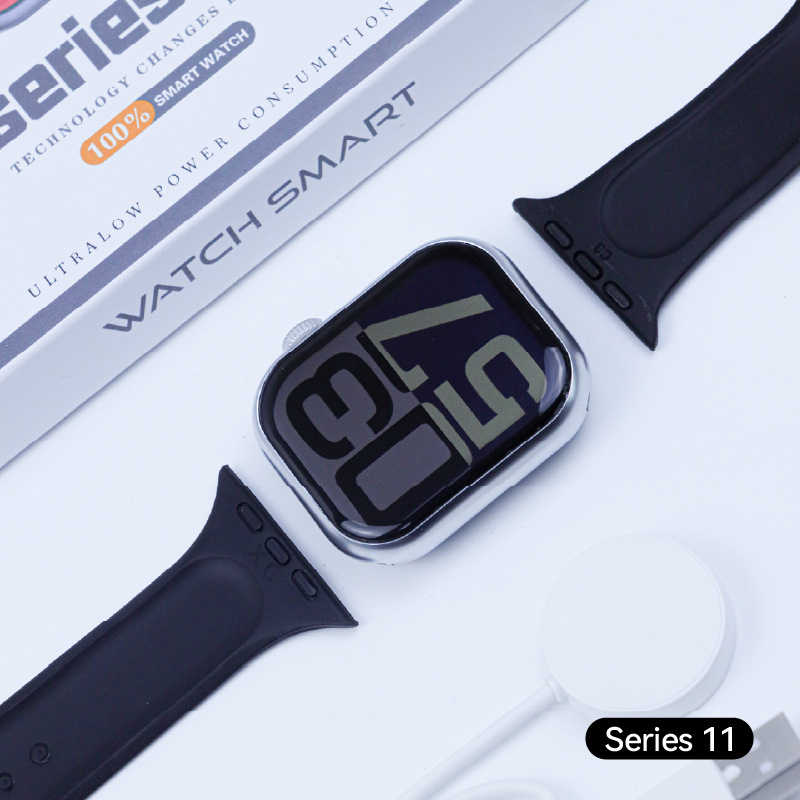 Huaqiang Bei S11 reloj inteligente Bluetooth llamadas de alta definición pantalla grande isla móvil de control remoto fotos mensajes empujando alarma