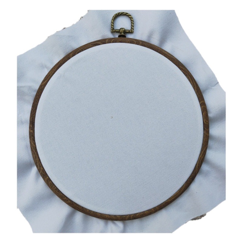 Hechos a mano de tela de bordado poke música base de tela bordado moda creativa Jiangnan Suzhou bordado hecho a mano DIY punto de cruz paño blanco