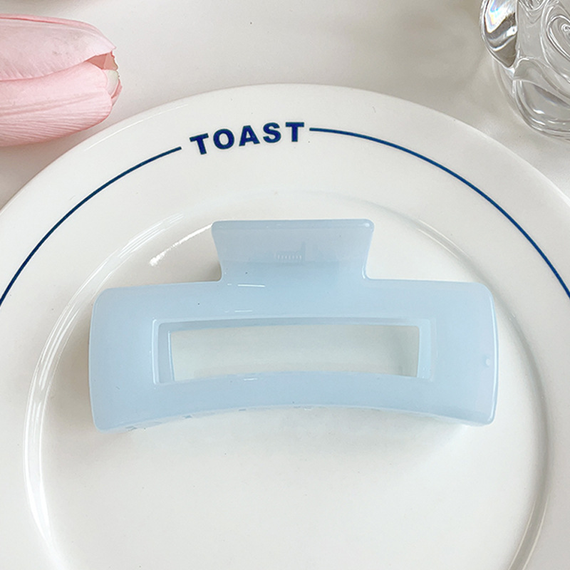 13cm Volumen de pelo clip de tiburón grande clip de pelo cuadrado de nuevo cabeza clip de pelo tocado updo clip de pelo chica