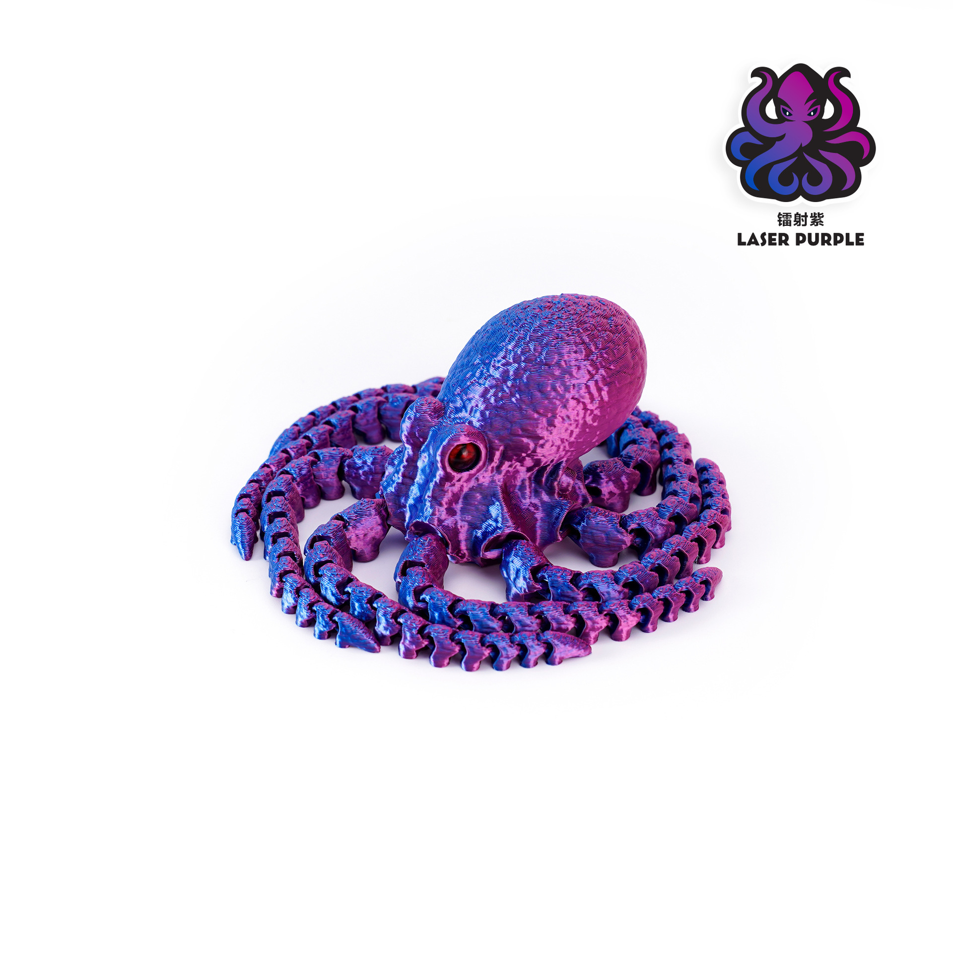 Ventas transfronterizas calientes de impresión 3D octopus ornamentos de luces nocturnas juguetes infantiles hechos a mano juguetes de impresión 3D