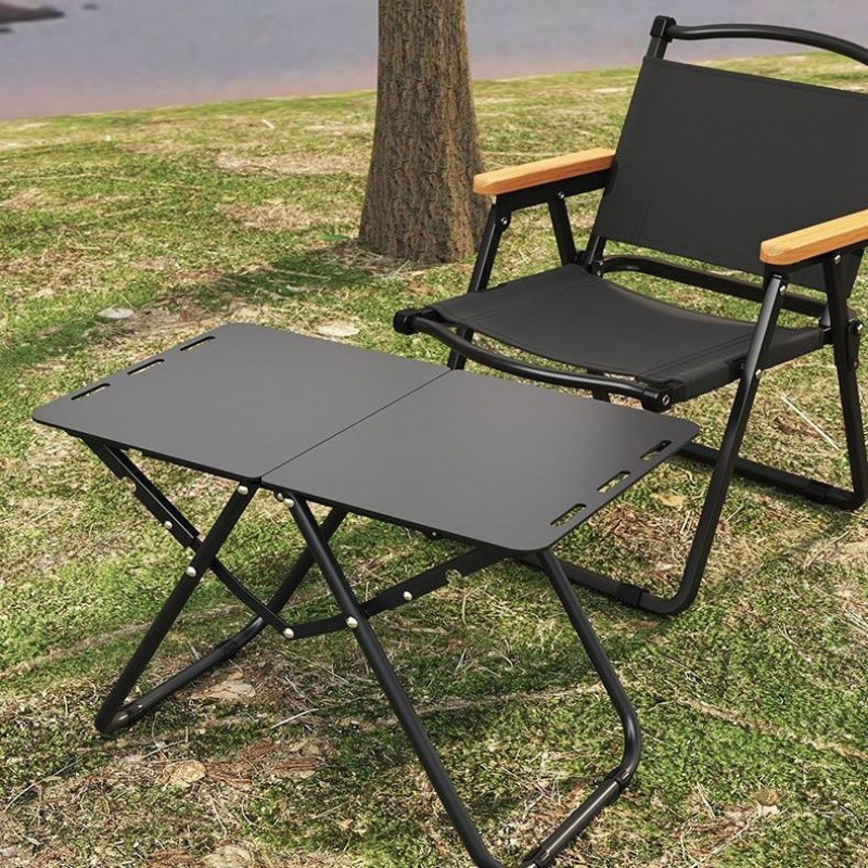 Carbon Steel Outdoor Foldableing Table Camping Style Lightweight Igt Tactical Table and Chair Convenient Tea Table Outdoor Table Foldableing