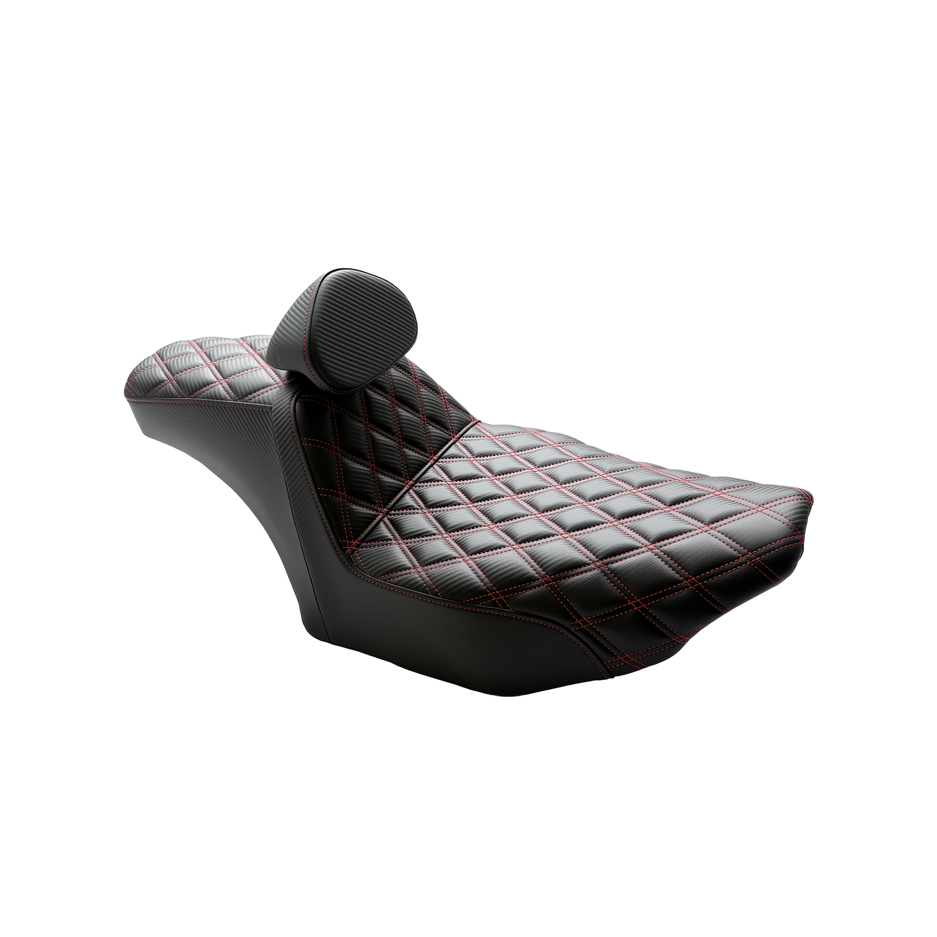 Motorcycle Seat Cushion Suitable for Harley 23.5-26 Road Glide, Road King, Step Seat Cushion Without Gel