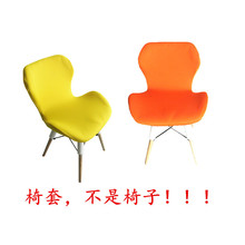 酒吧餐厅美甲椅子套罩布艺弹力牛奶丝空气层蝴蝶连体客厅餐厅