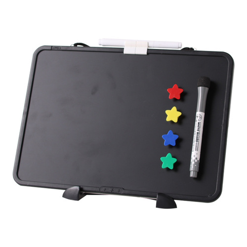 Funi black and white board double-sided writing board home magnetic children's teaching bracket office hanging desktop small whiteboard