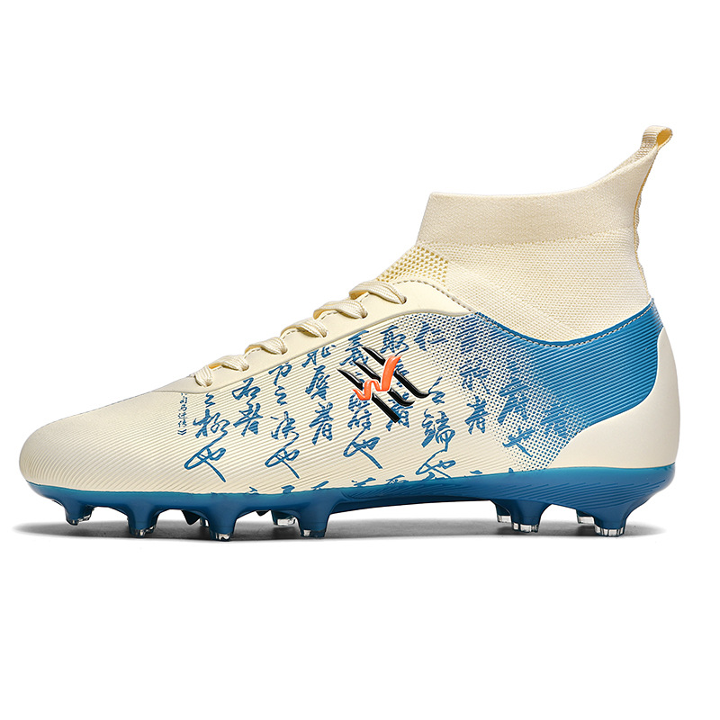 2025 nuevos zapatos de fútbol transfronterizos nuevos zapatos de fútbol transfronterizos para hombres clavos cortos césped antideslizante al por mayor juveniles