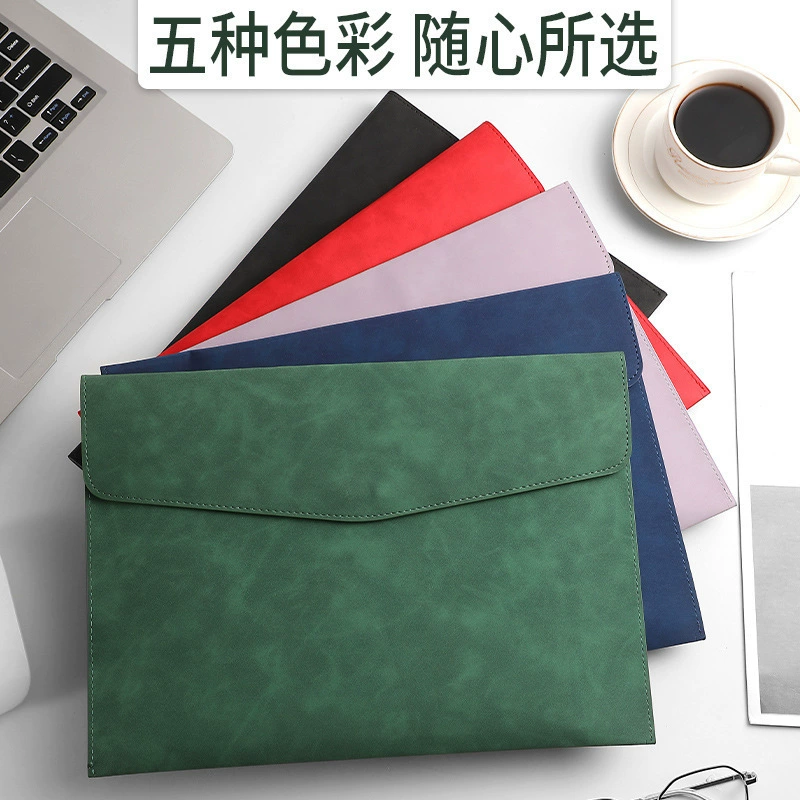 Waterproof capacious storage bag for folders, increased thickness