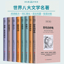 全8册野性的呼唤绿叶仙踪黑骏马金银岛秘密花园小王子伊索寓言汤