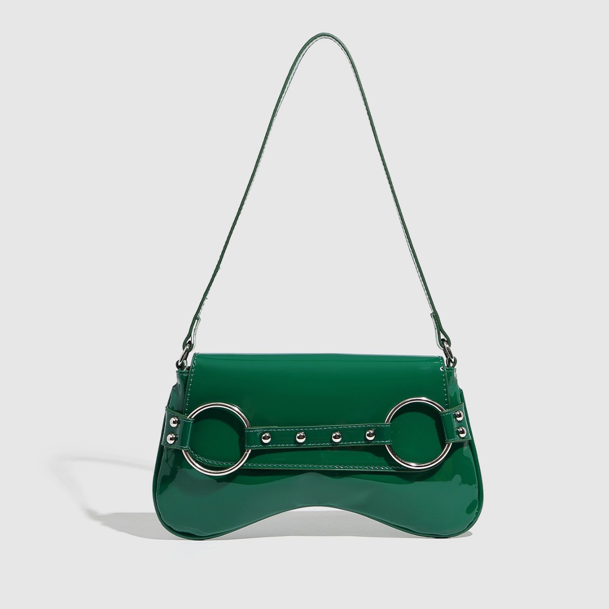 Liquidación de fabricantes transfronterizos, bolsos de axila, bolsos de hombro de moda, bolsos de muñeca, macaron de nicho, bolsos de mujer portátiles de gelatina, bandolera