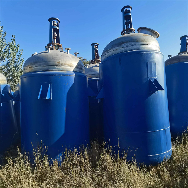 不锈钢反应釜 外盘管不锈钢反应釜 二手3吨316不锈钢反应釜