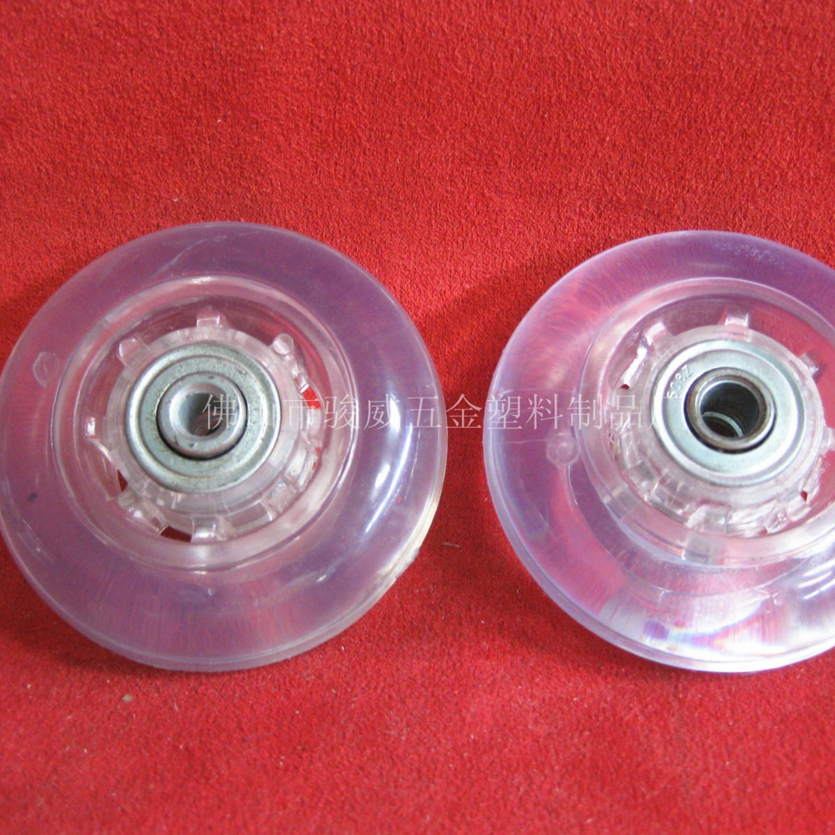 2.5寸中型双轴承透明PU脚轮单轮 家具单轮脚轮 购物车轮,手推车轮