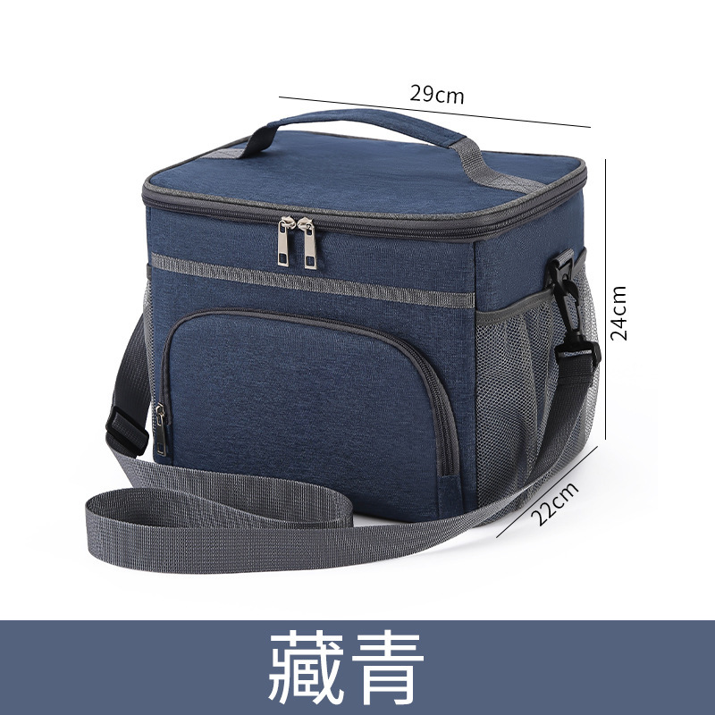 Nuevo Amazon Venta caliente 15l grueso aislamiento térmico bolsa de gran capacidad al aire libre picnic bolsa de almuerzo bolsa de trabajo bolsa de almuerzo