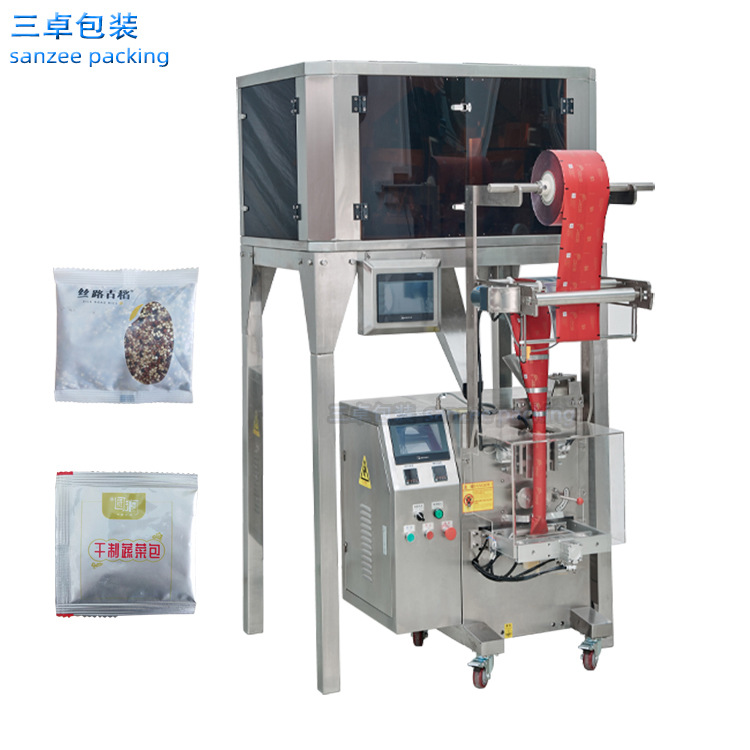 多头电子秤背封包装机   休闲坚果类食品包装机  三卓包装