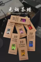 Чайные свечи‑подсвечники, бездымный воск, набор 10 шт., разноцветные, 3,5×0,9 см